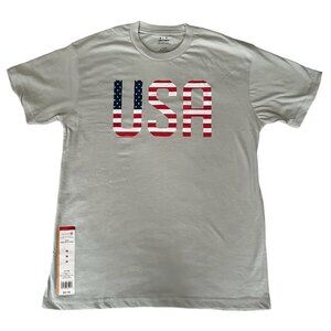 Celebrate It USA America Flag Crewneck T-shirt Size Mens M